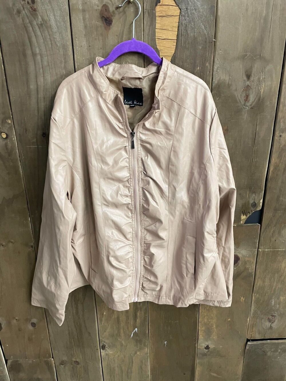 Last Kiss Jacket, Tan, Size 3X
